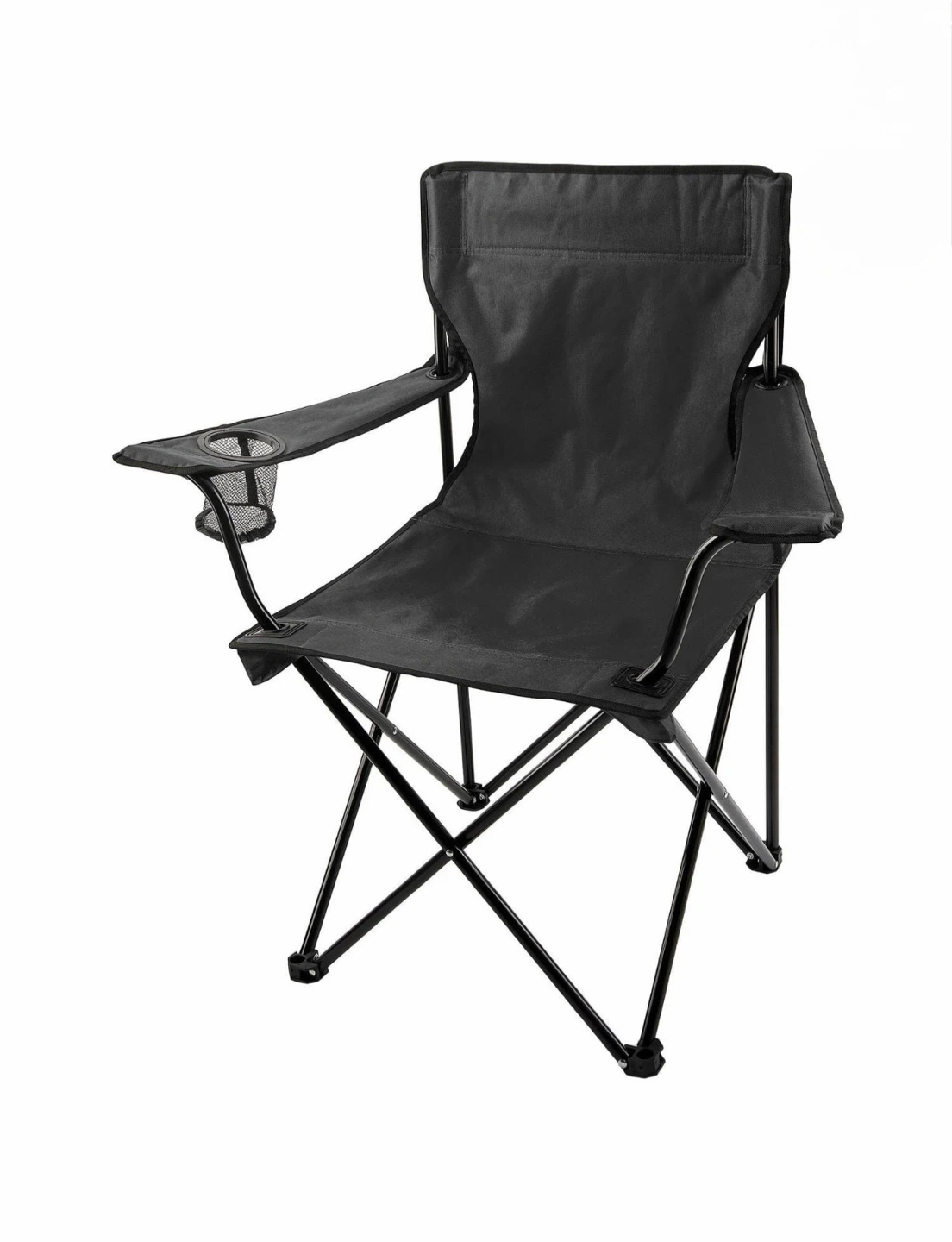 2 Ozark Trail Black Camping Chair with Cup Holder - photo 2