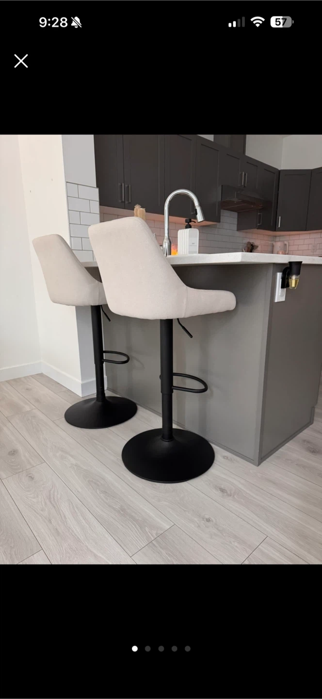 Adjustable Bar Stools (Set of 2)