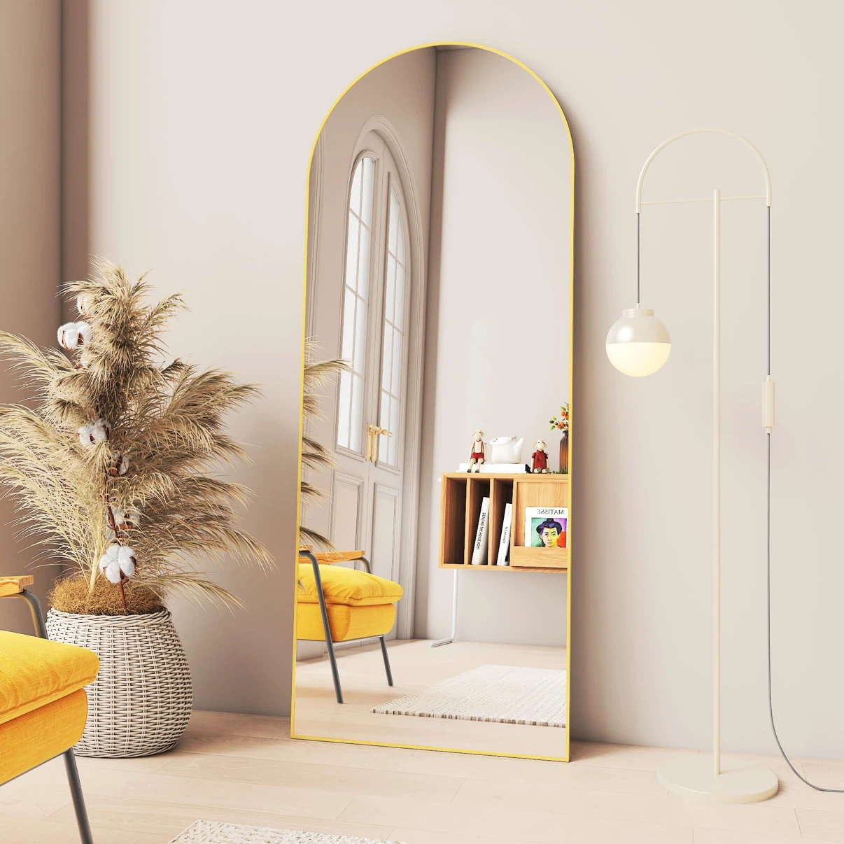 65"x24" Full Length Mirror with Stand
