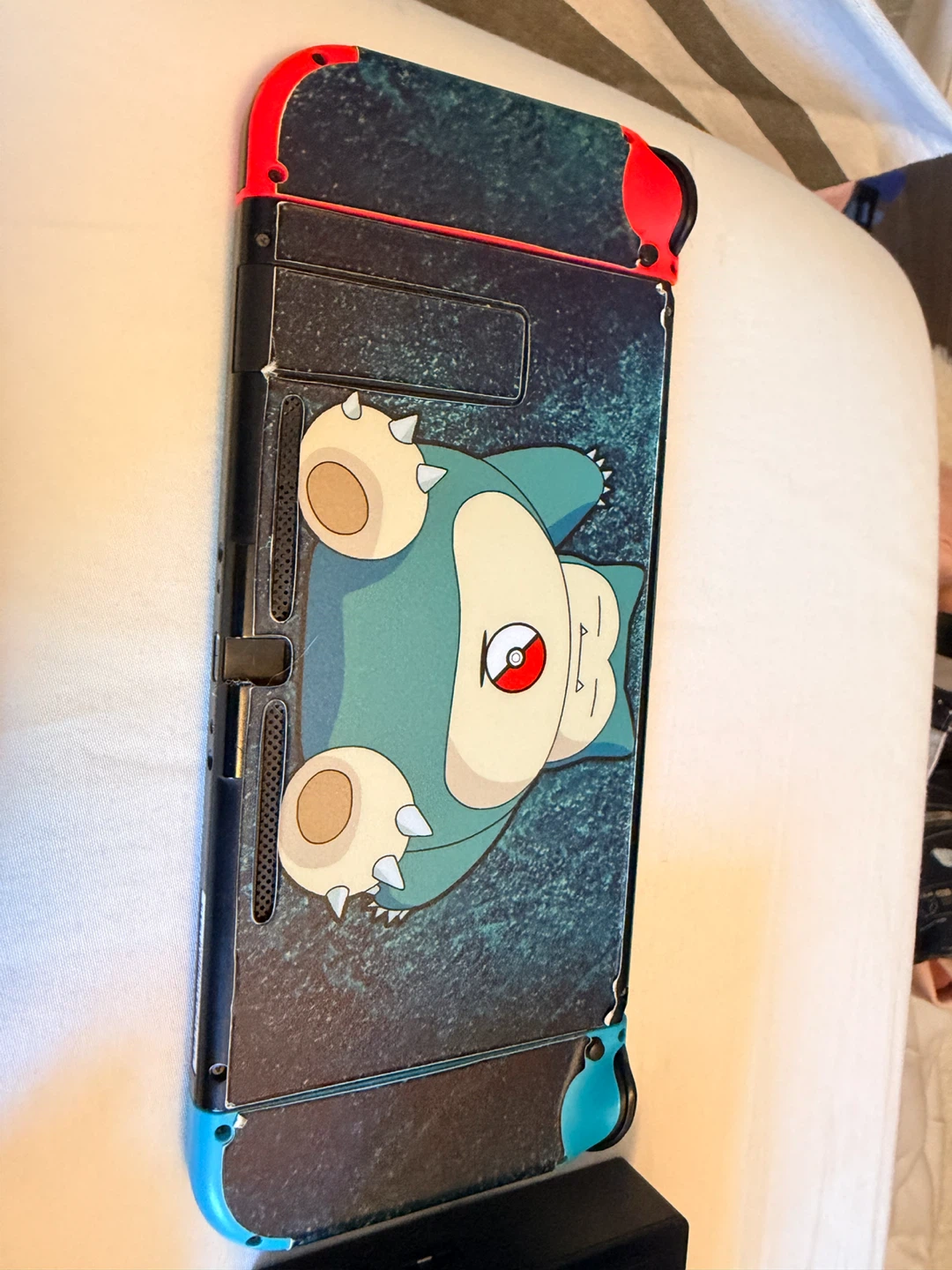 Nintendo Switch Console with Snorlax Decal - photo 3