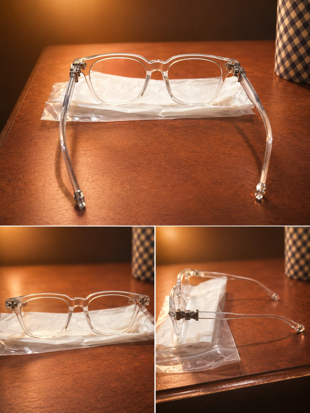 Chrome heart glasses - photo 3