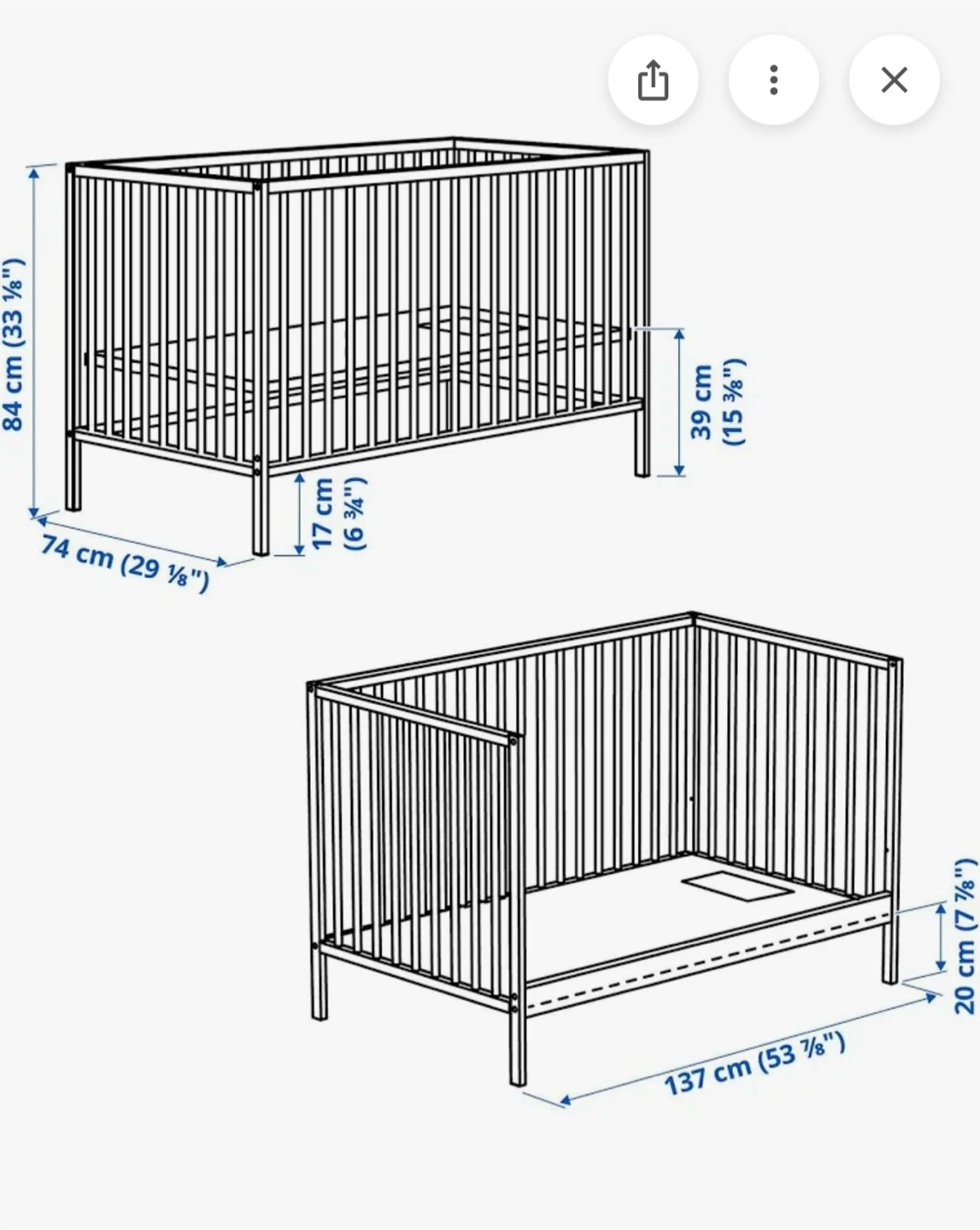 Wooden Baby Crib - photo 4