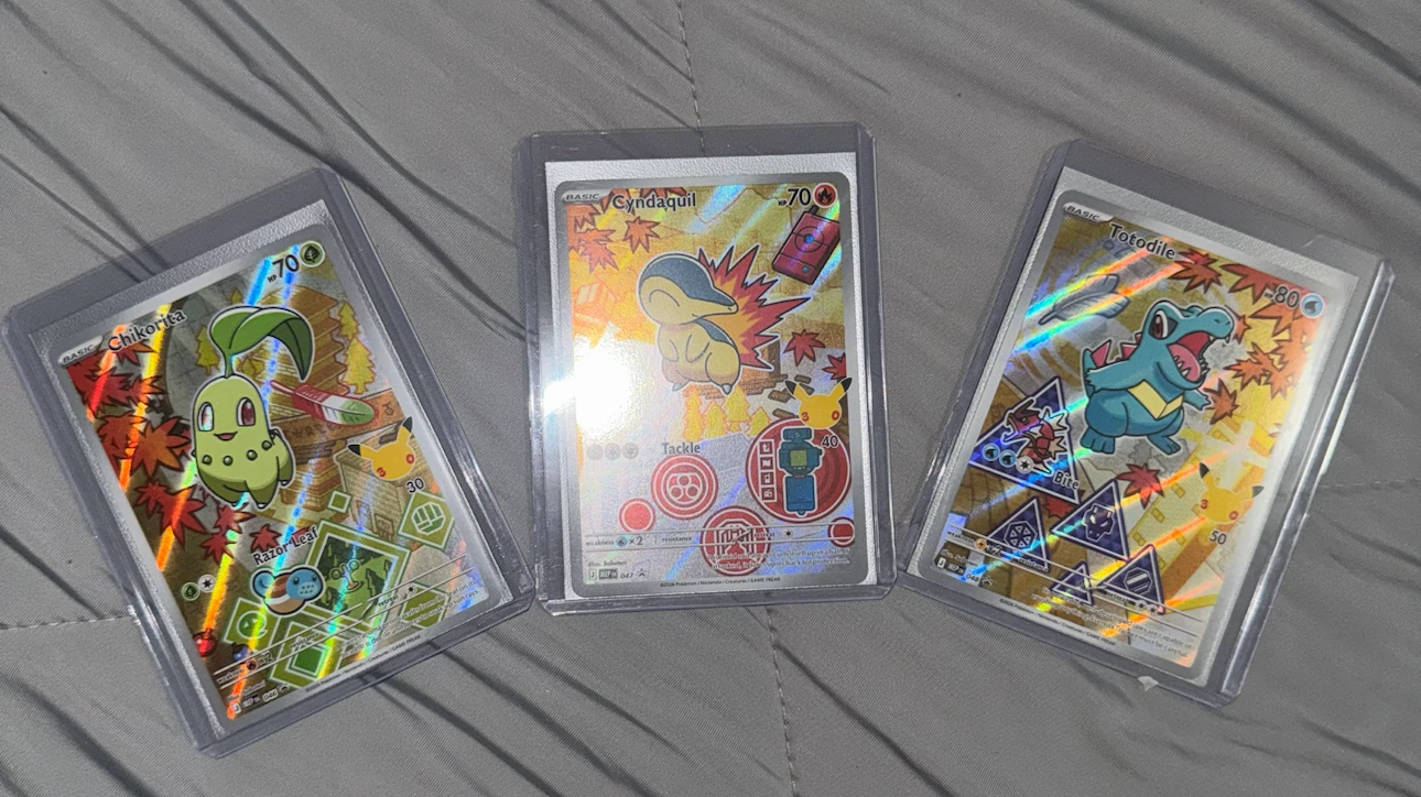 Pokemon first partner illustration johto gen 3 starters