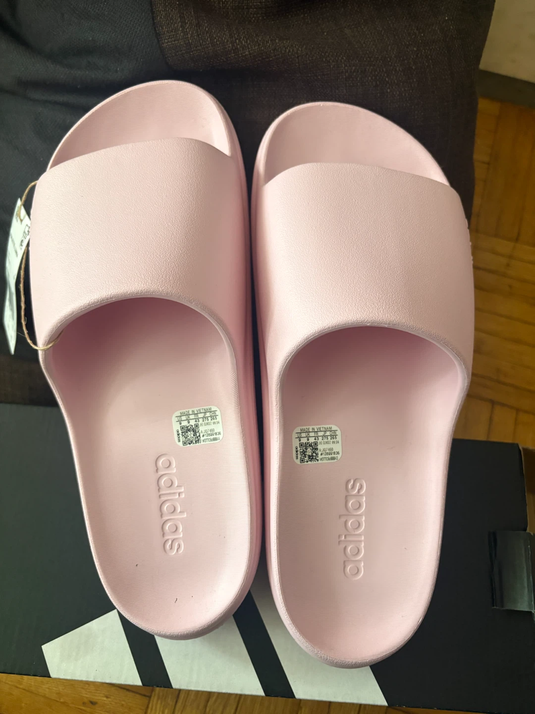 Adidas Adilette Lumia Pink Slides - Size 9