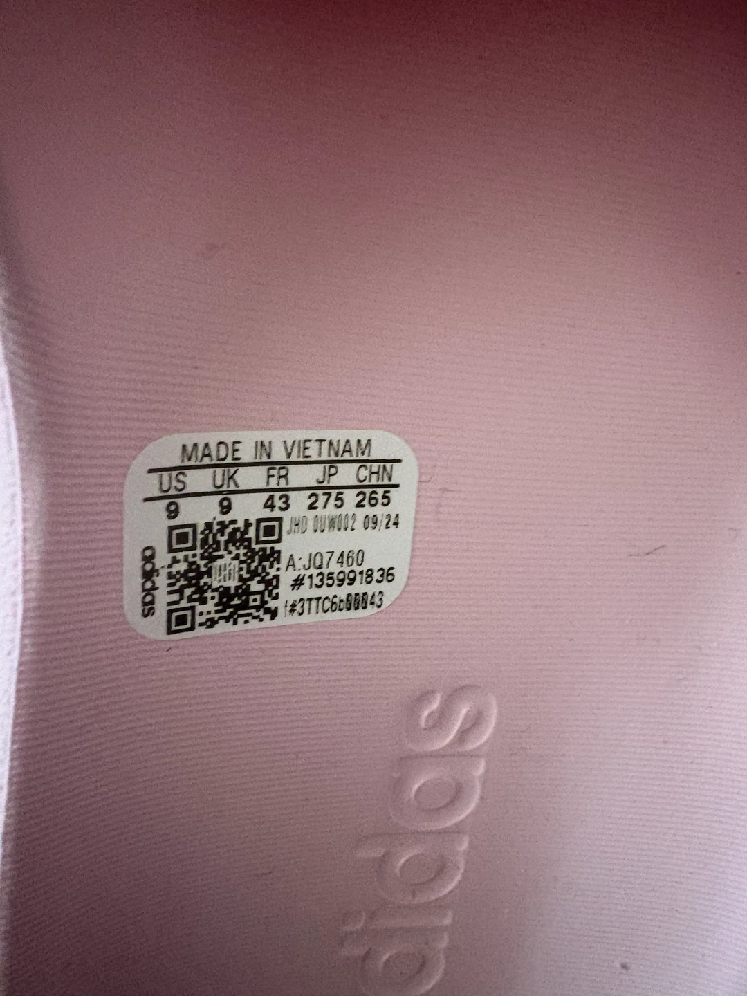 Adidas Adilette Lumia Pink Slides - Size 9 - photo 3