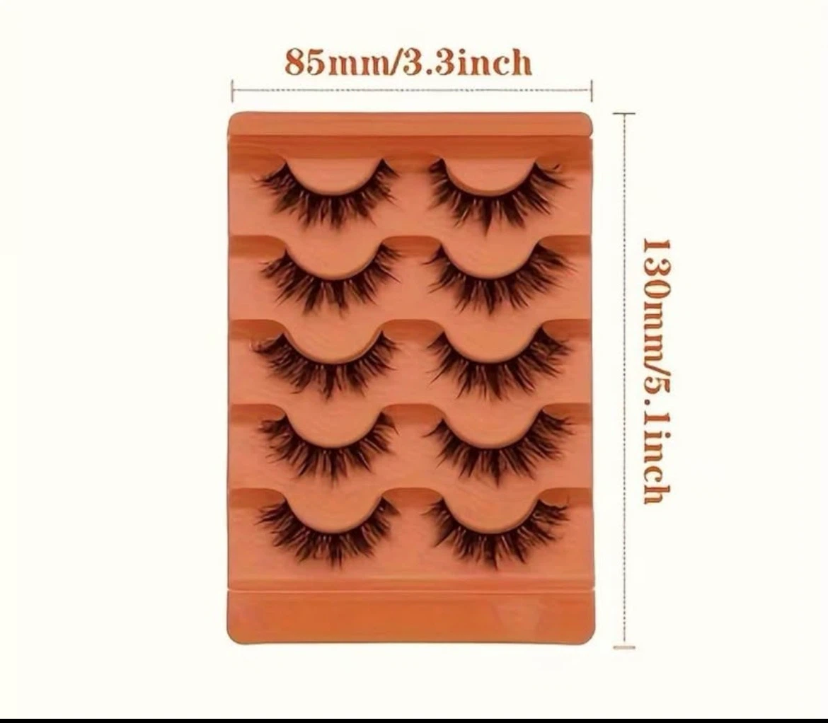 5 Pairs False Eyelashes