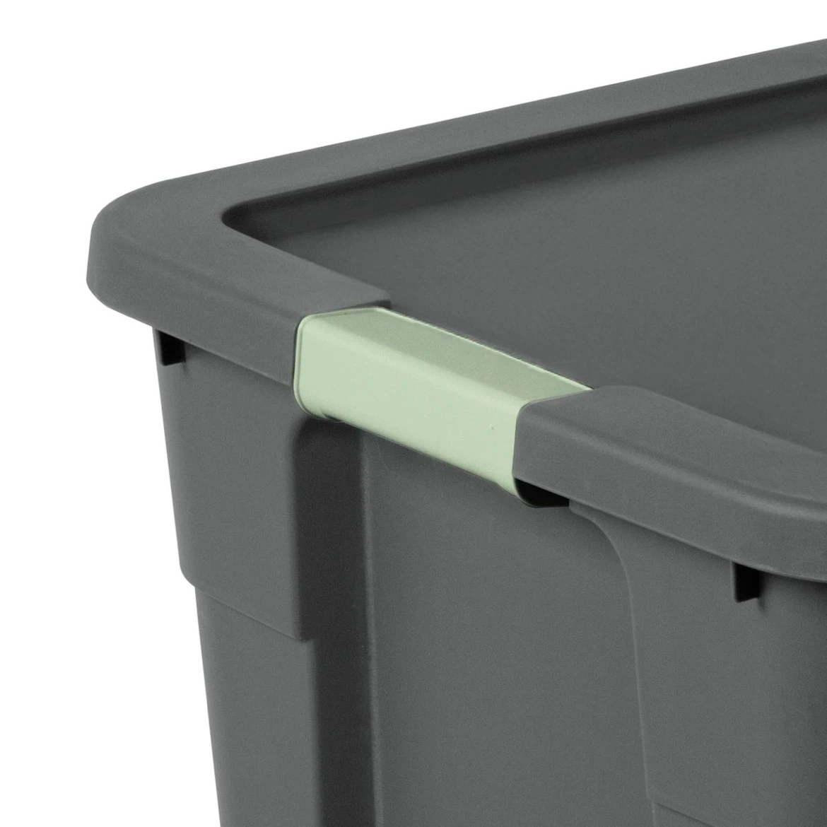 NEW 34 Gallon Large Latching Tote Stackable Tote Bin Storage - photo 3