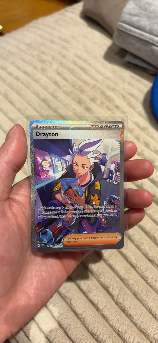 Pokemon TCG Card - Drayton Trainer