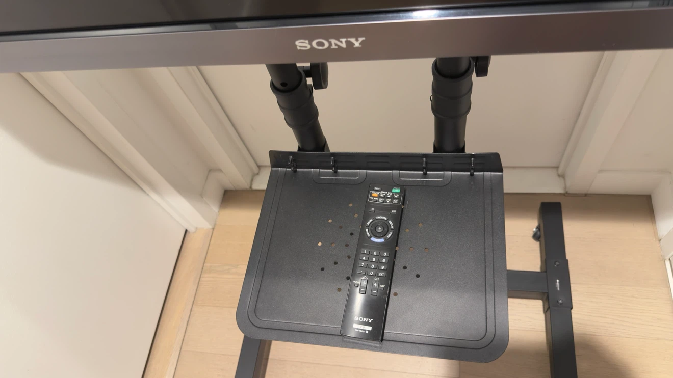 Sony Bravia Flat Screen TV on Rolling Stand with Remote - photo 3