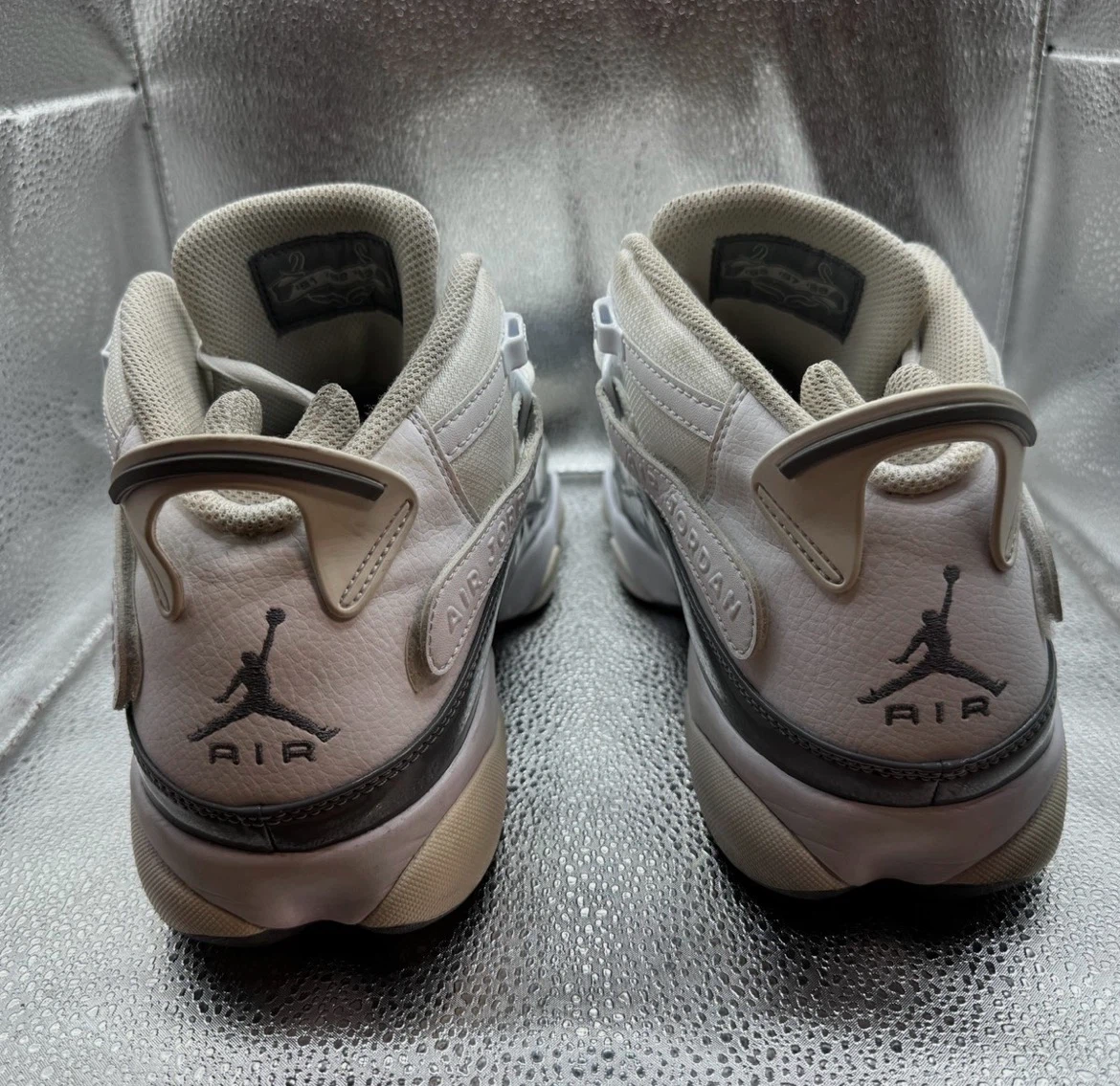 Jordan 6 Rings White Grey Sneakers - photo 3