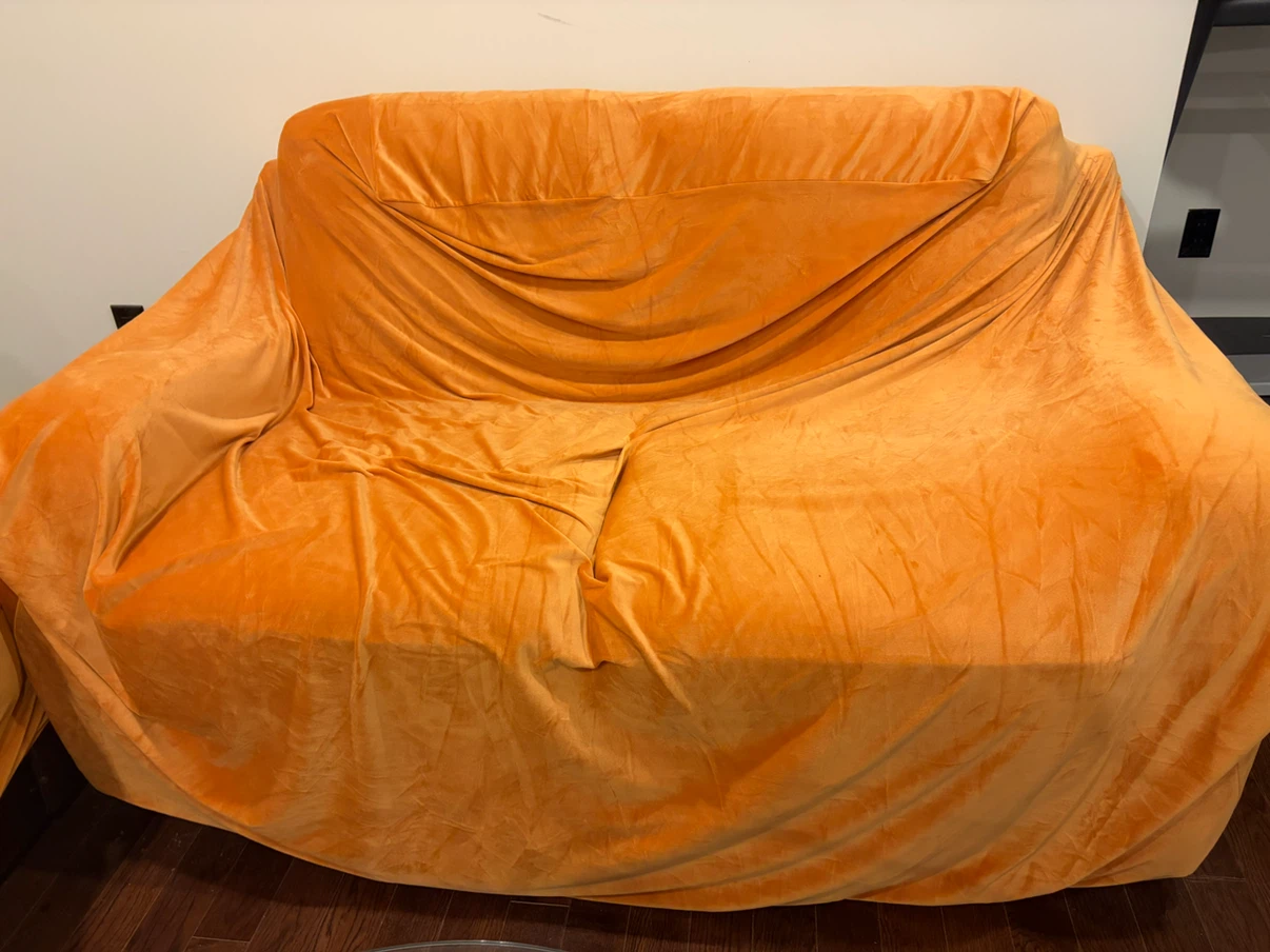 Free Sofa with Orange Cover