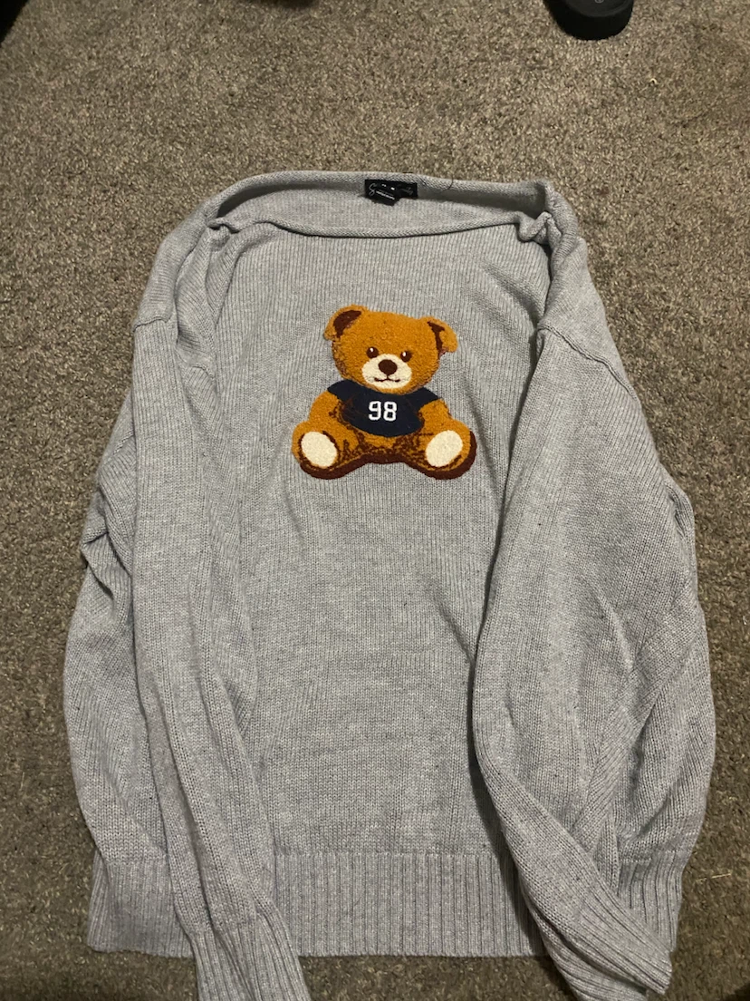 Streetwear Society Grey Bear Sweater