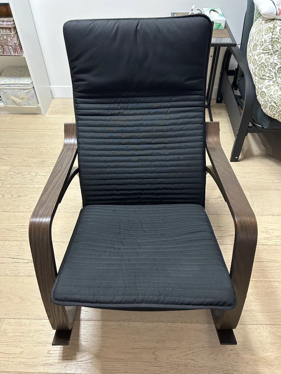 Ikea Black Rocking Chair