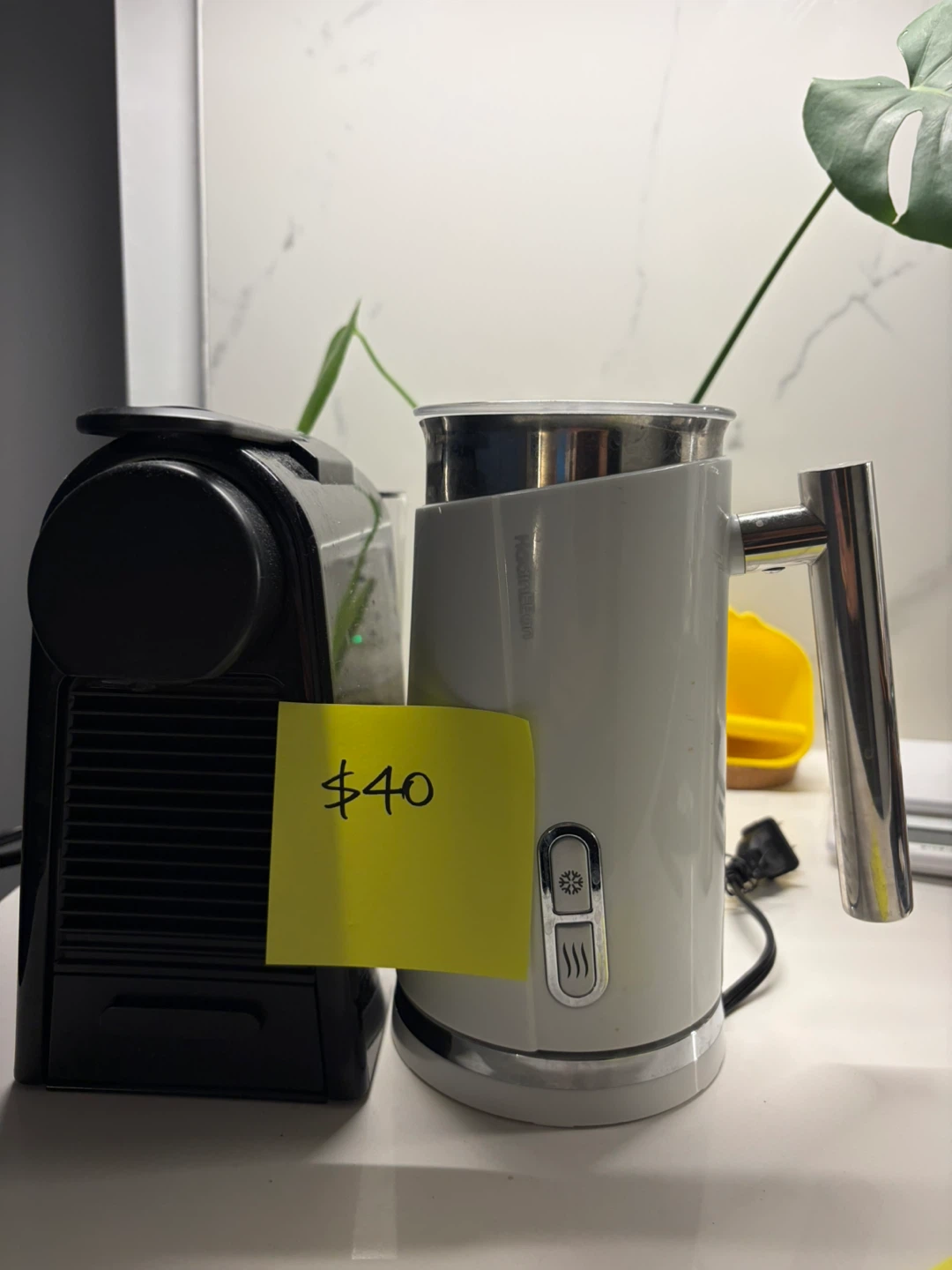 Nespresso Machine & Milk Frother Bundle