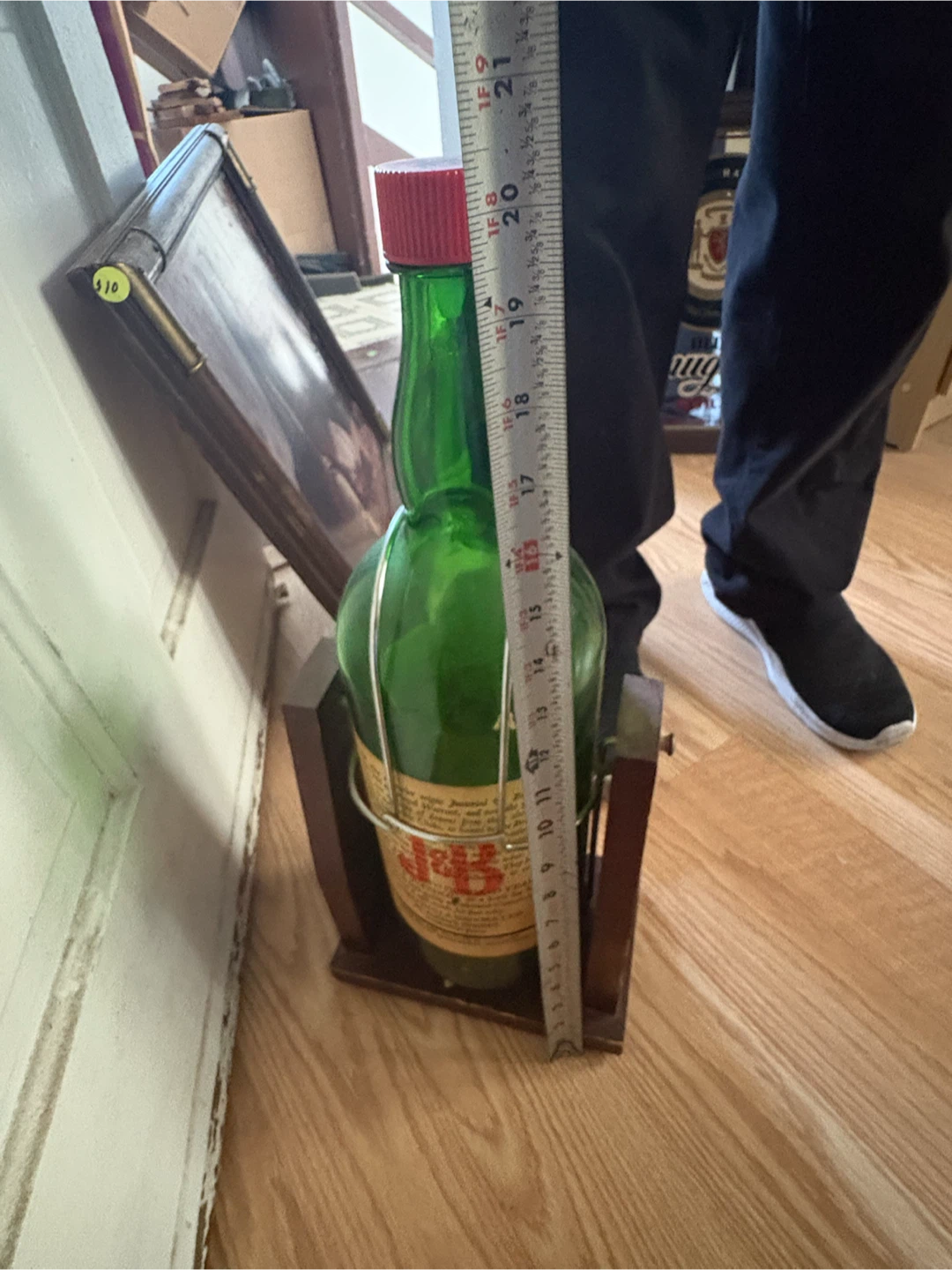 J&B Rare Blended Scotch Whiskies Green Glass Bottle - photo 3