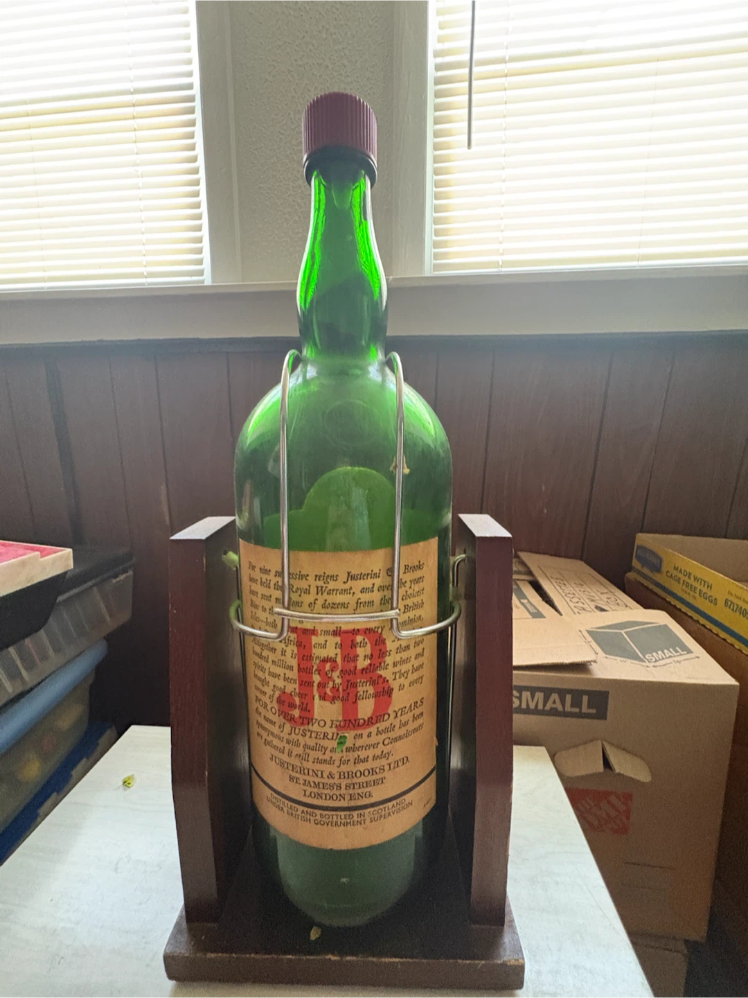 J&B Rare Blended Scotch Whiskies Green Glass Bottle - photo 4