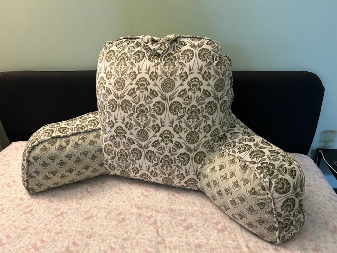 Reading Pillow with Arms