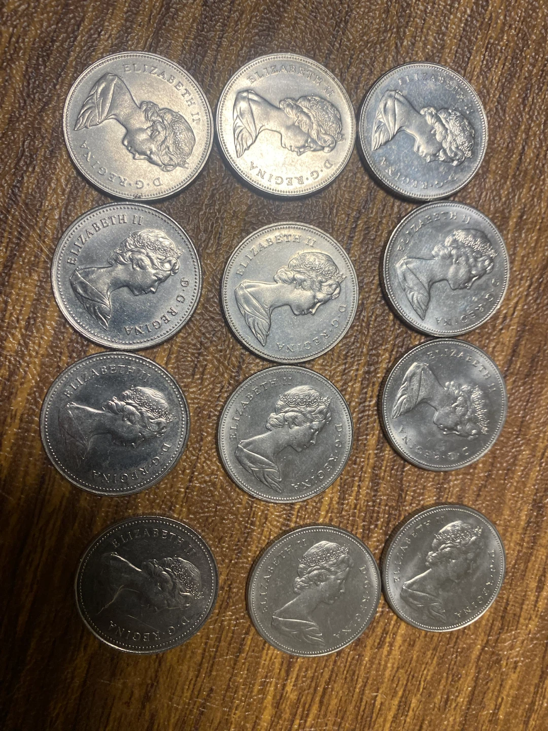 Collection of 12 Canada 50 Cent Coins - photo 3