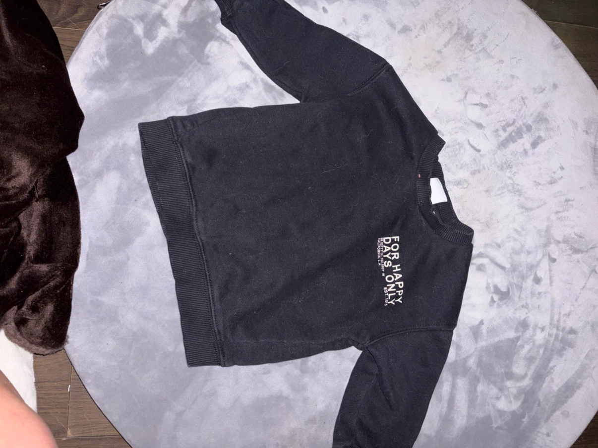 Chandail noir Zara 9-12 mois