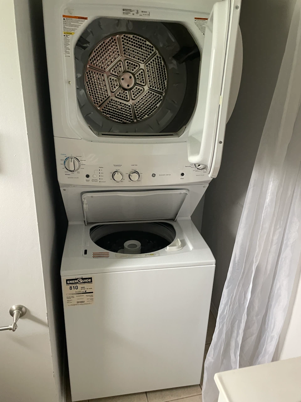 Washer and dryer