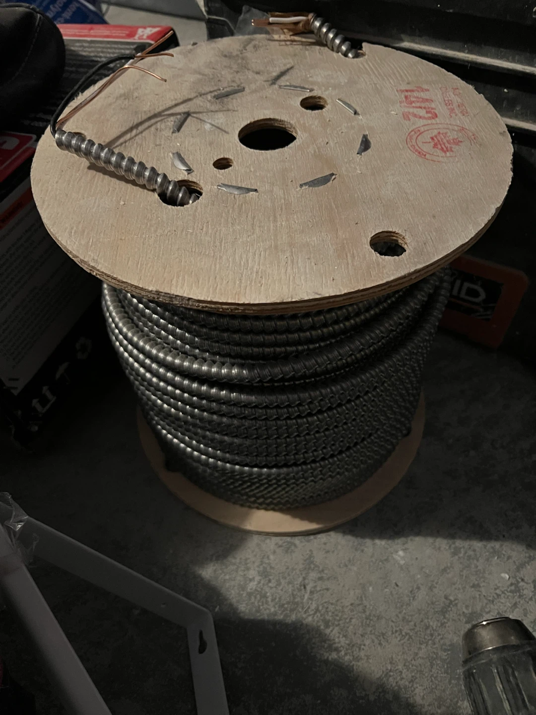 75m 14/2 Solid Aluminum AC90 Armored Cable - photo 2