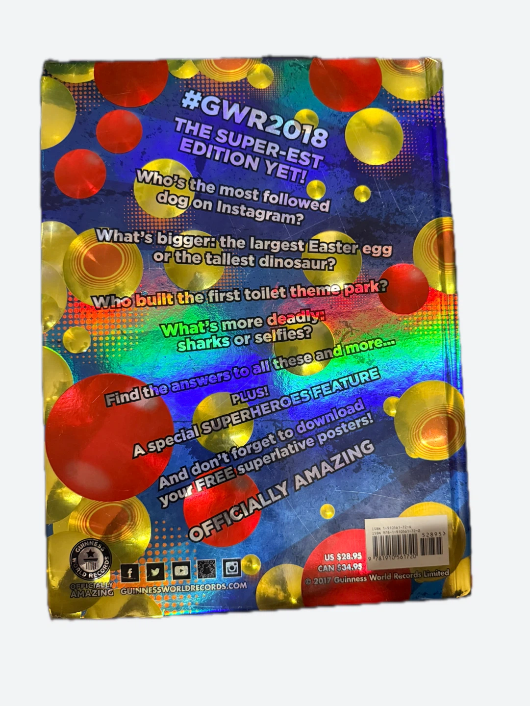 Guinness World Records 2018 Book - photo 2