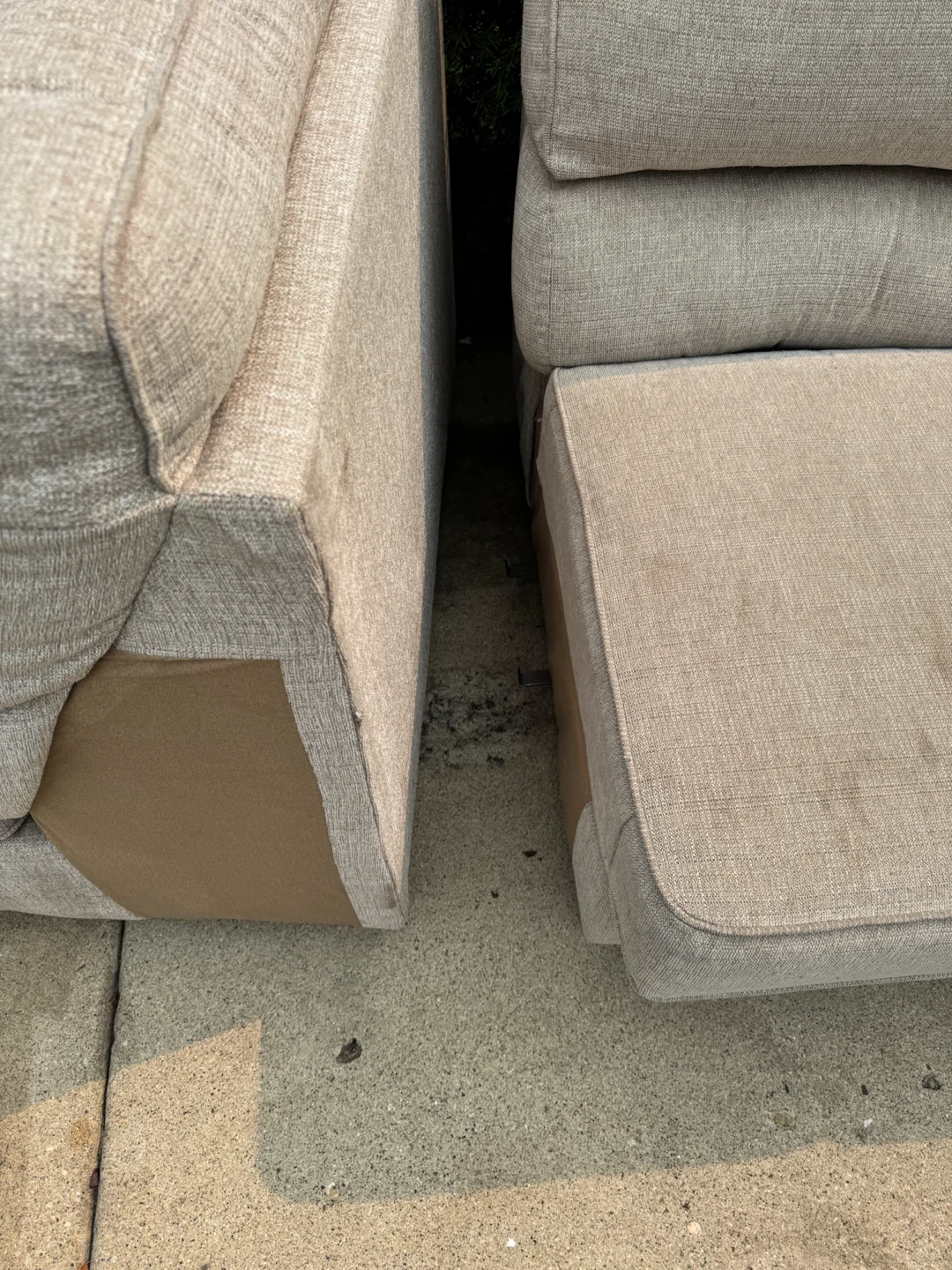 Light Beige Sectional Sofa - photo 4