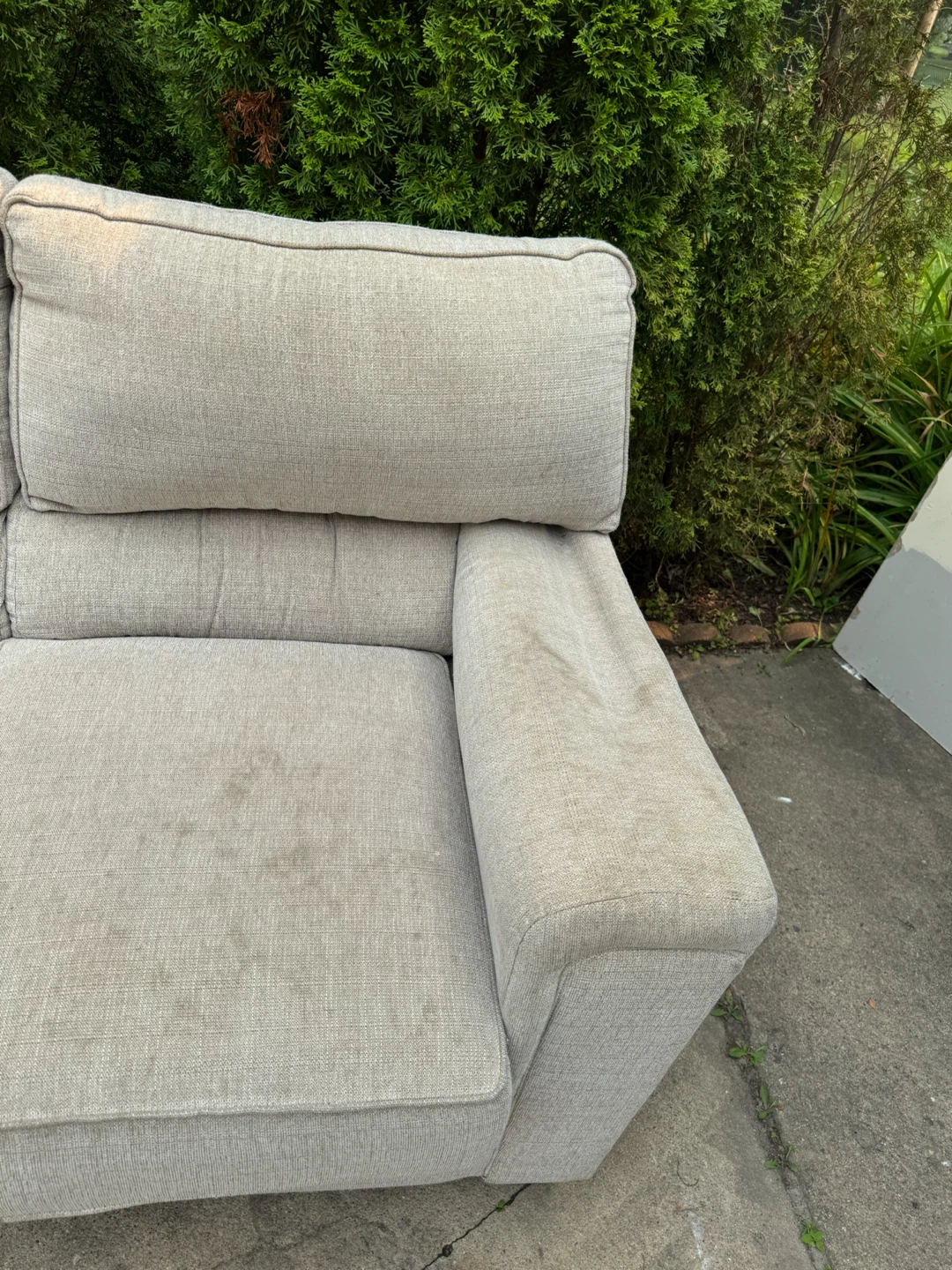 Light Beige Sectional Sofa - photo 5