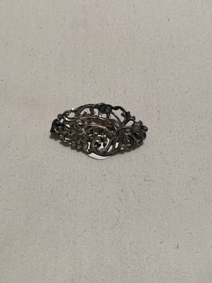 Ornate Filigree Brooch Pin