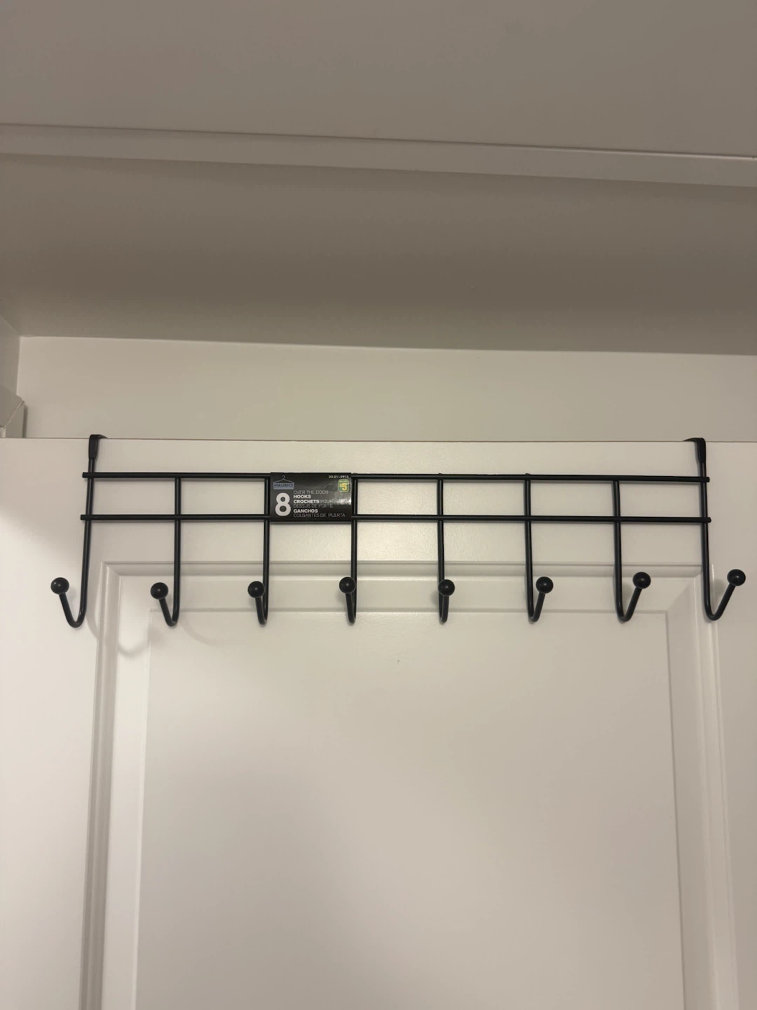 Over the Door Hooks - 8 Hooks