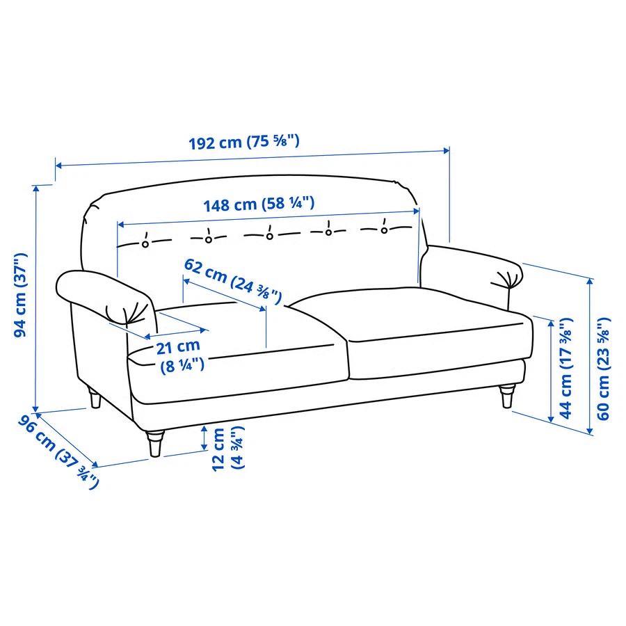 IKEA ESSEBODA Loveseat (Like New) - photo 4