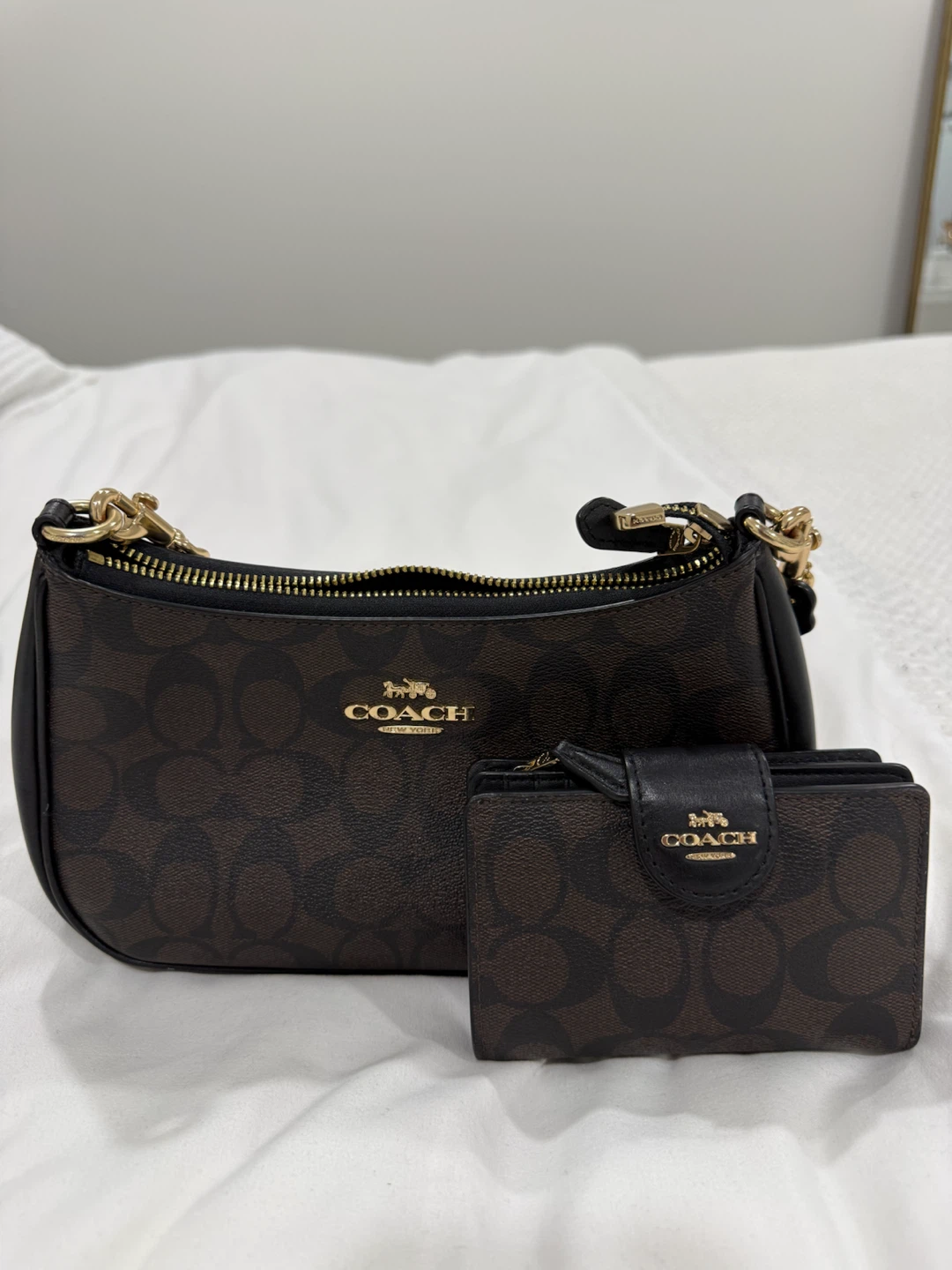 Coach Signature Monogram Mini Bag - photo 3