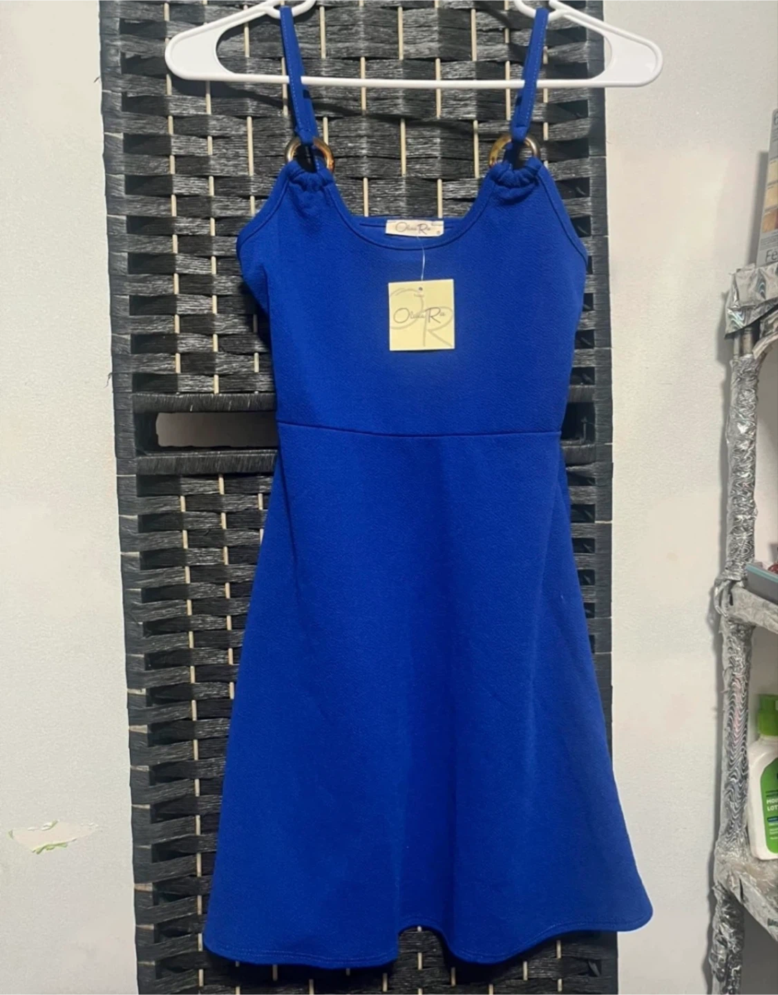 Olivia R. Blue Fit & Flare Dress Ring size S/ or L - photo 3