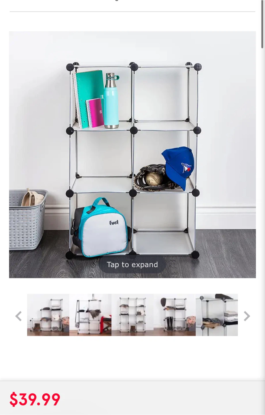 Modular Cube Storage Shelf Organizer - photo 2
