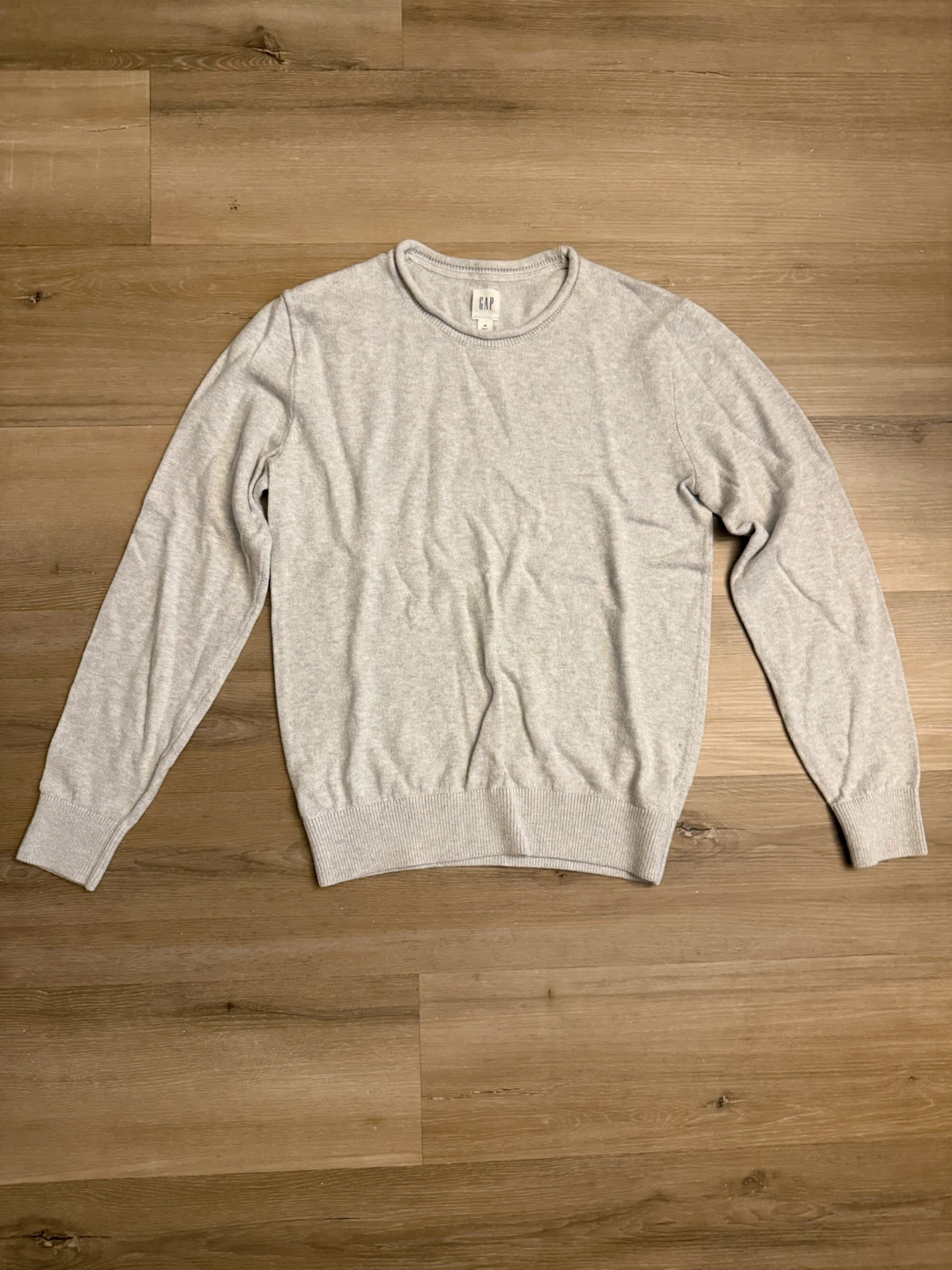 GAP Men Light Gray Crewneck Sweater size XS