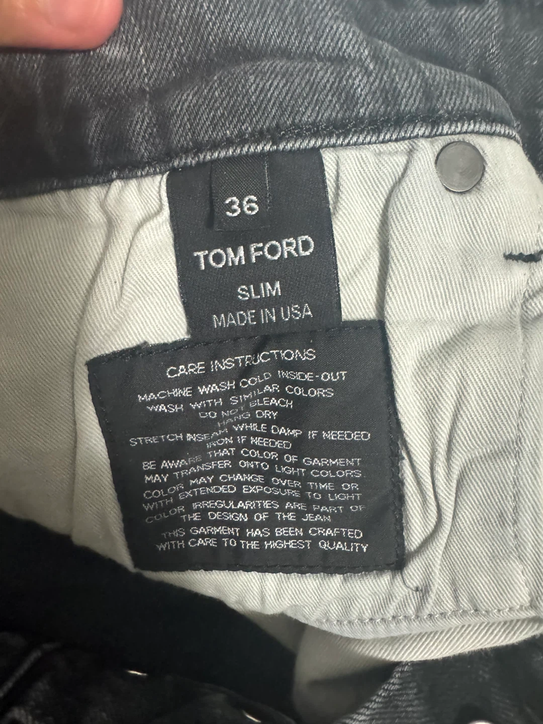 TOM FORD Slim Fit Jeans - Grey - Size 36 - photo 4