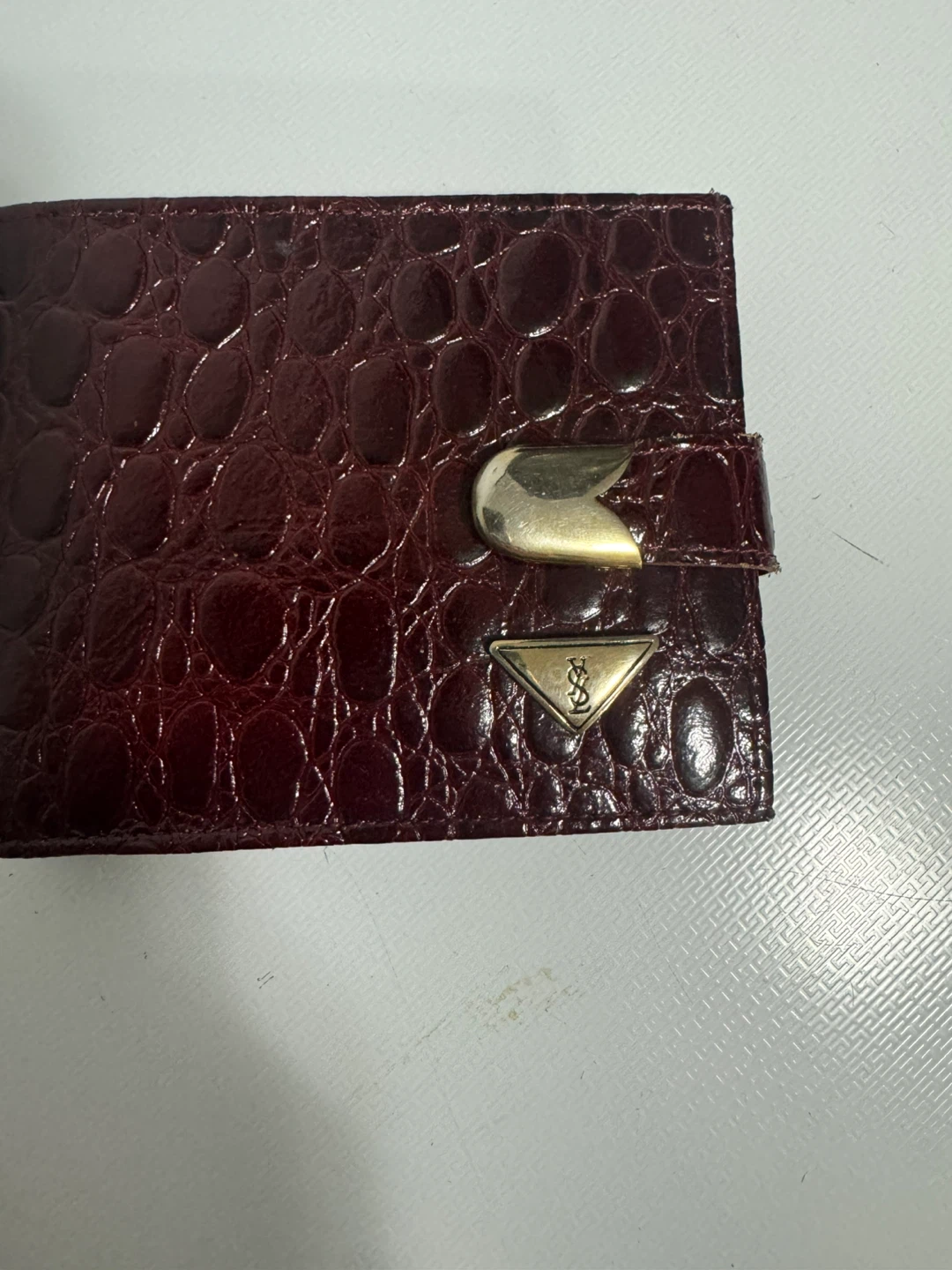 Vintage Yves Saint Laurent Burgundy