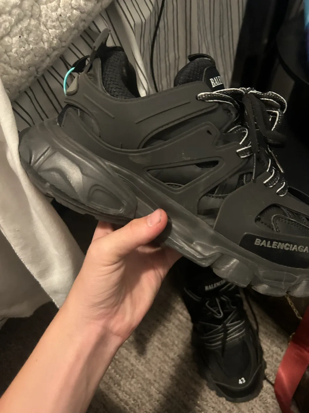 Balenciaga Black Track Sneakers - photo 2