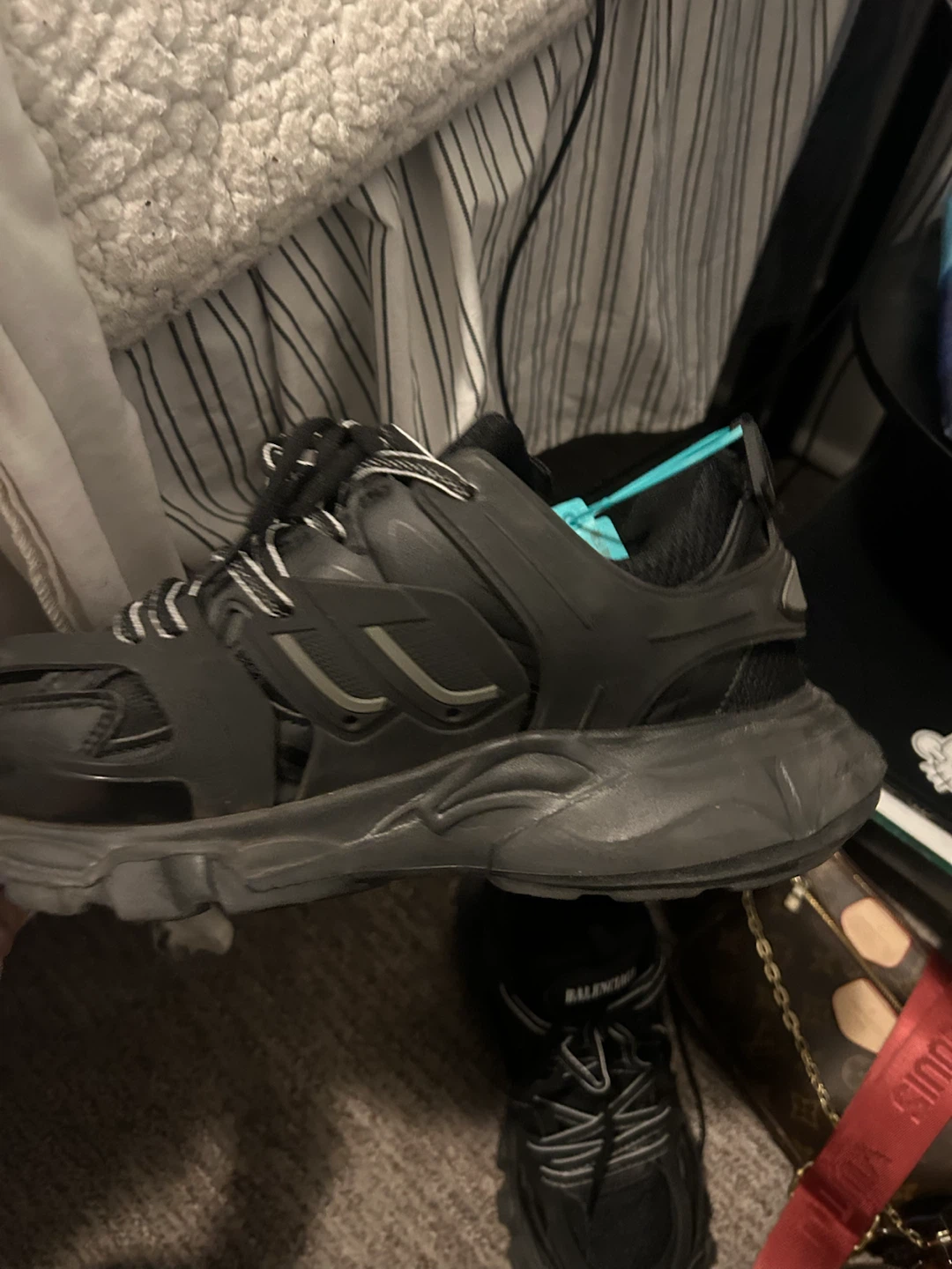 Balenciaga Black Track Sneakers - photo 3