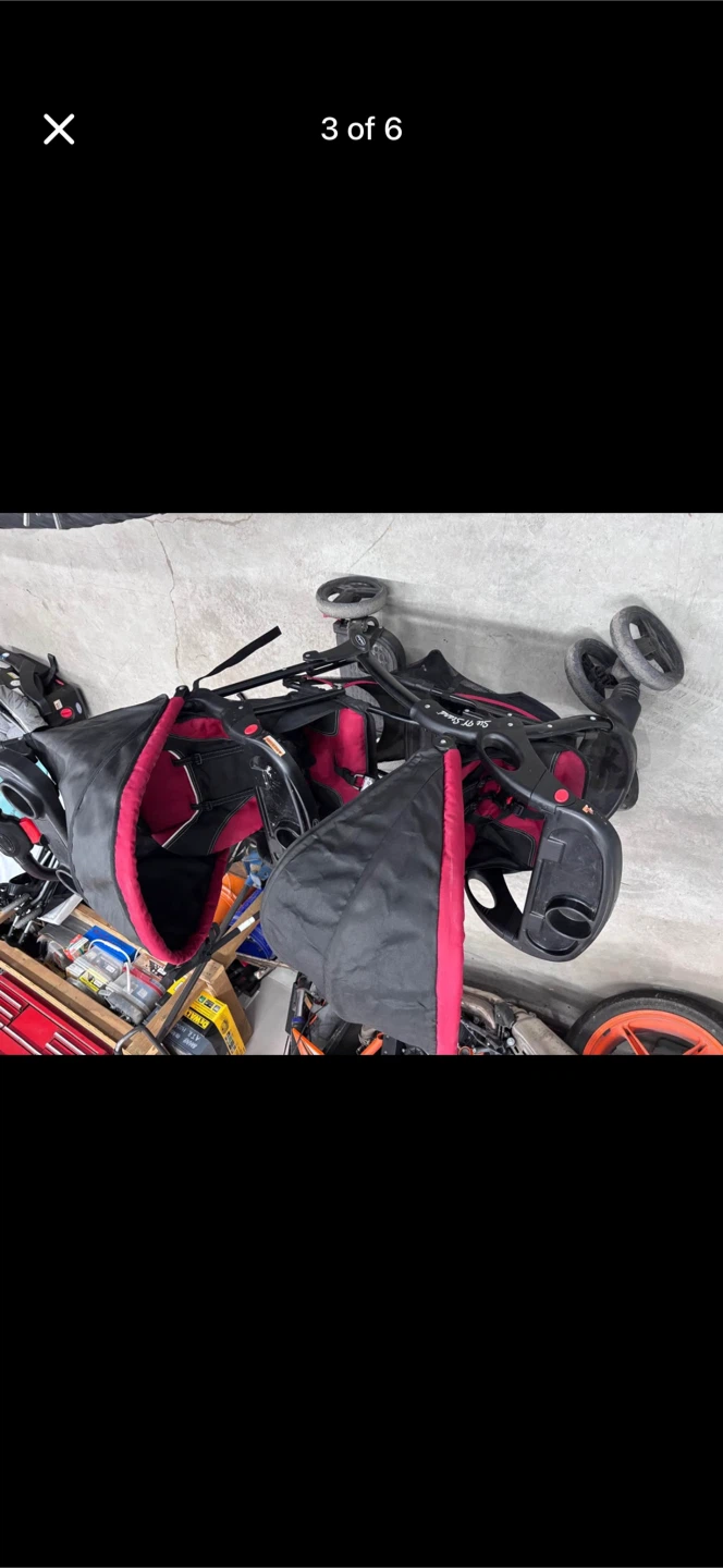 Sit and stand double stroller baby trend - photo 3