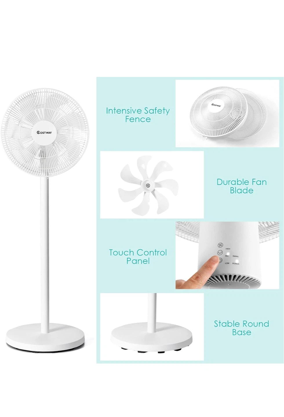 Costway High Quality Pedestal Fan