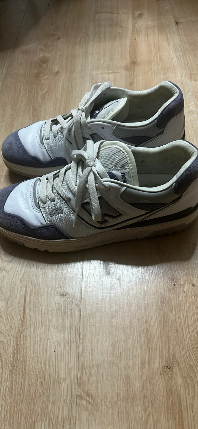 New Balance 550 White Blue Sneakers - photo 2