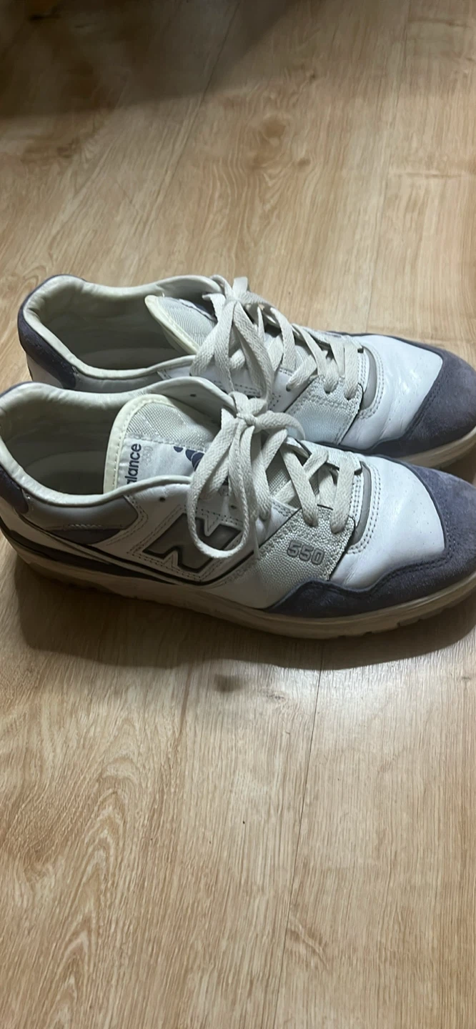 New Balance 550 White Blue Sneakers - photo 4