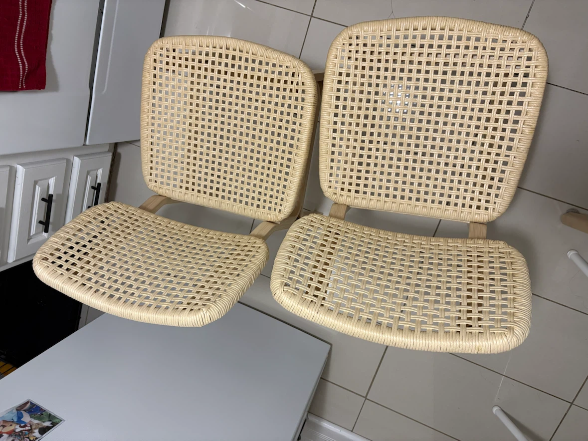 IKEA VOXLÖV Bamboo Dining Chairs – Set of 2 - photo 3