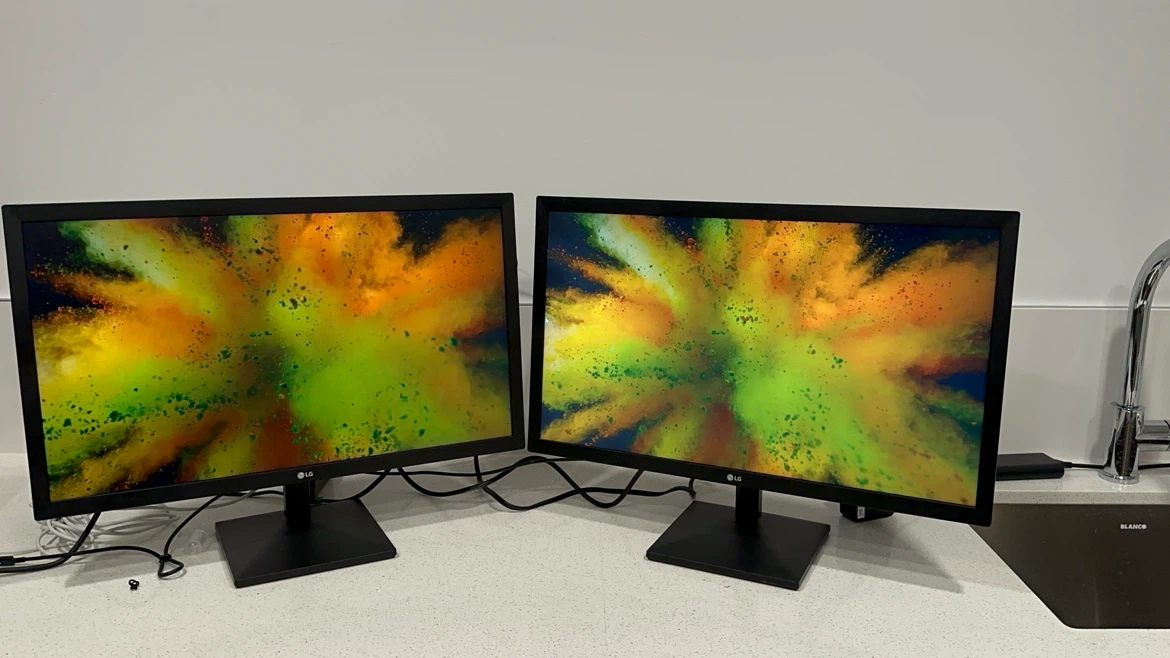 LG Monitors (Pair) || Like New