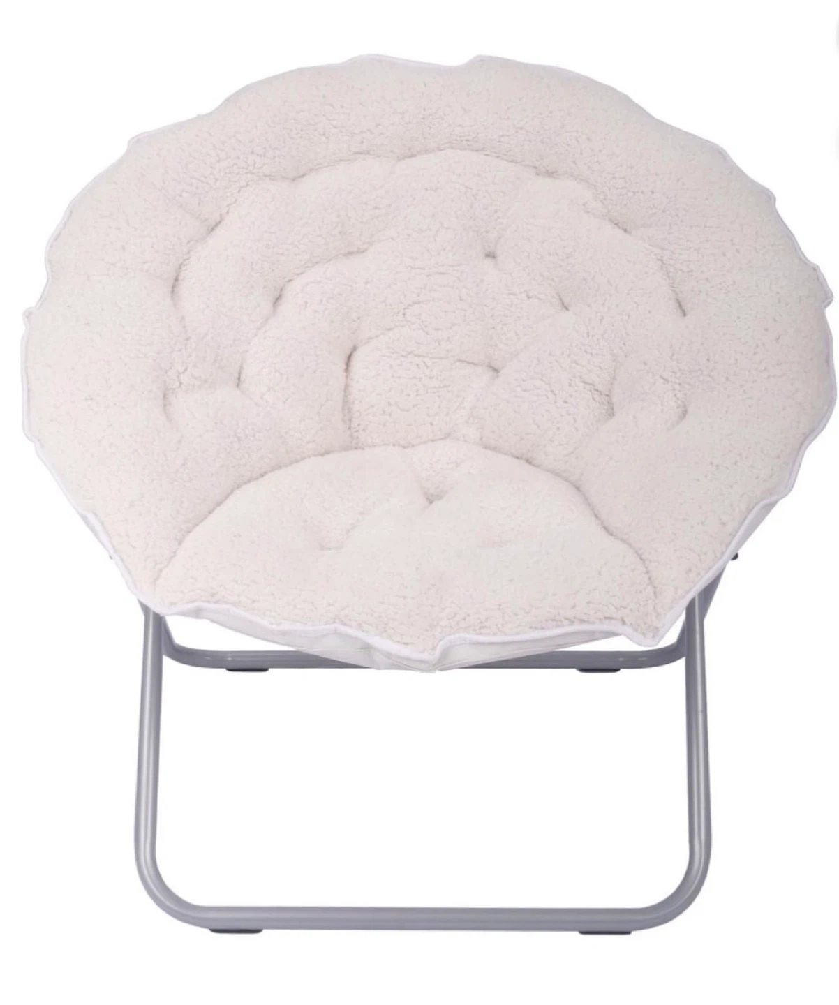 Mainstays Oversized Saucer chair with a throw - photo 2