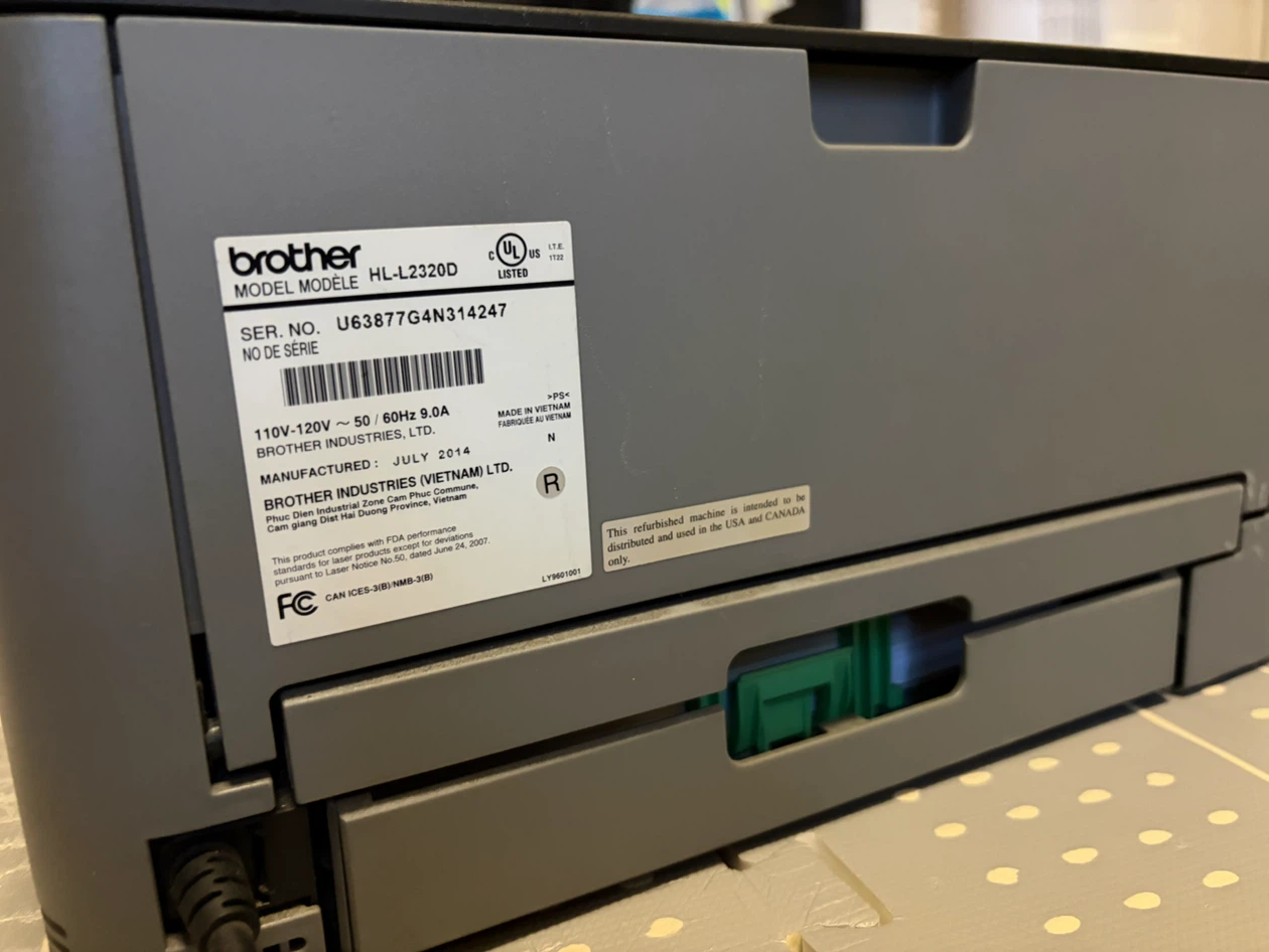 Brother HL-L2320D Monochrome Laser Printer - photo 2