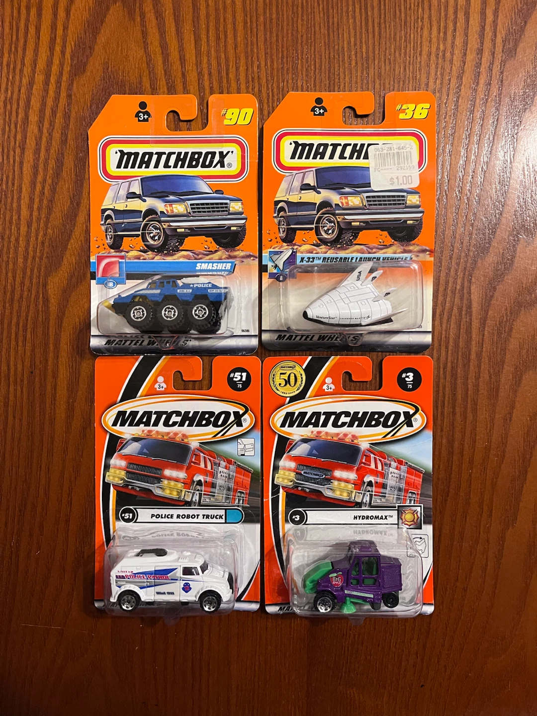 VINTAGE (1999-2001) MATCHBOX VEHICLES (1:64 Scale diecast)