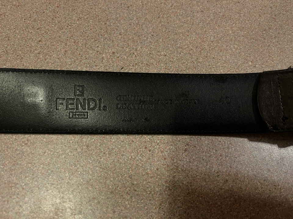 Fendi Jeans Leather Belt - photo 3