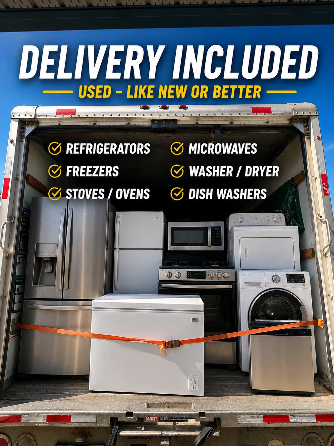 Appliances - Delivery Included